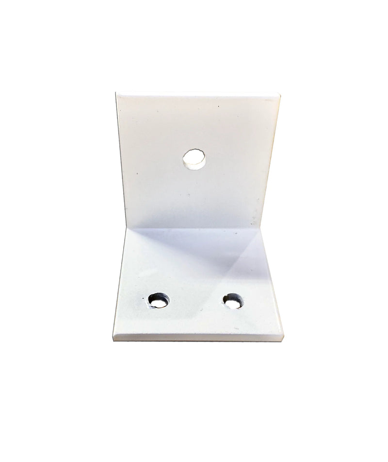 ANGLE-2x2-3 HOLE-WHITE-PKG 6